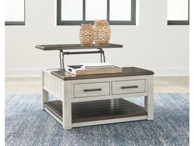 Signature Design by Ashley Darborn Lift-top Coffee Table and 2 Chairside End Tables - T796T1