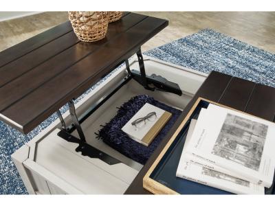 Signature Design by Ashley Darborn Lift-top Coffee Table and 2 Chairside End Tables - T796T1