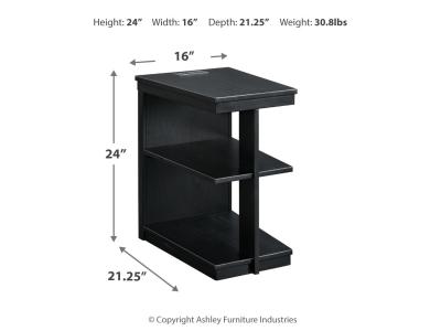 Signature Design by Ashley Winbardi Coffee Table and 2 Chairside End Tables - T786T2