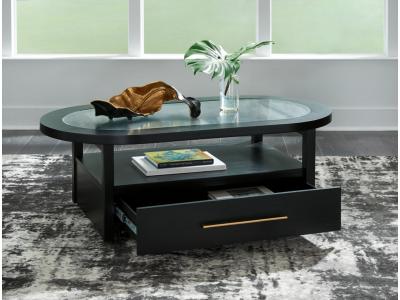 Signature Design by Ashley Winbardi Coffee Table and 2 Chairside End Tables - T786T2