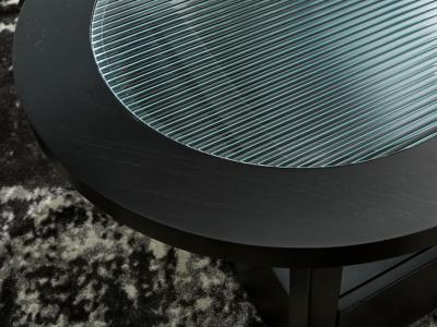 Signature Design by Ashley Winbardi Coffee Table and 2 Chairside End Tables - T786T2