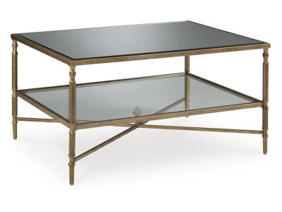 Signature Design by Ashley Cloverty Coffee Table and 2 End Tables - T440T1