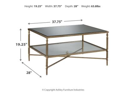Signature Design by Ashley Cloverty Coffee Table and 2 End Tables - T440T1