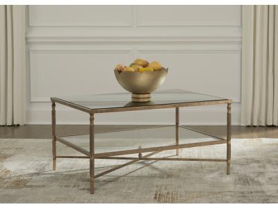 Signature Design by Ashley Cloverty Coffee Table and 2 End Tables - T440T1
