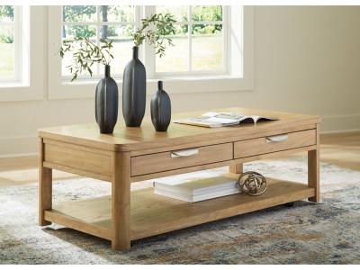 Signature Design by Ashley Rencott Coffee Table and 2 End Tables - T781T1
