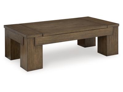 Signature Design by Ashley Rosswain Lift-top Coffee Table and 2 End Tables - T763T1
