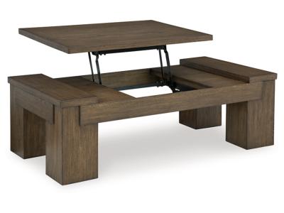 Signature Design by Ashley Rosswain Lift-top Coffee Table and 2 End Tables - T763T1