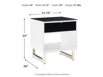 Signature Design by Ashley Gardoni Coffee Table and 2 End Tables - T756T1