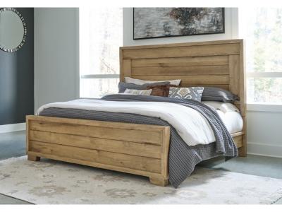 Signature Design by Ashley Galliden California King Panel Bed, Dresser and Mirror - B841B7