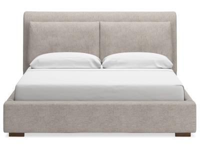 Signature Design by Ashley Cabalynn California King Upholstered Bed, Dresser and Mirror - B974B11