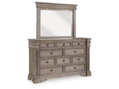 Signature Design by Ashley Blairhurst Queen Panel Bed, Dresser and Mirror - B916B3