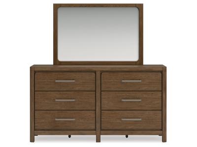 Signature Design by Ashley Cabalynn King Upholstered Bed, Dresser and Mirror - B974B10
