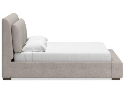 Signature Design by Ashley Cabalynn King Upholstered Bed, Dresser and Mirror - B974B10