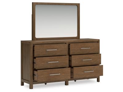 Signature Design by Ashley Cabalynn Queen Panel Bed with Storage, Dresser and Mirror - B974B5