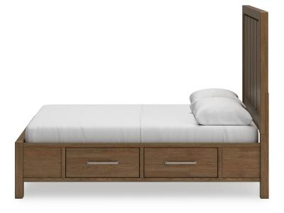 Signature Design by Ashley Cabalynn Queen Panel Bed with Storage, Dresser and Mirror - B974B5