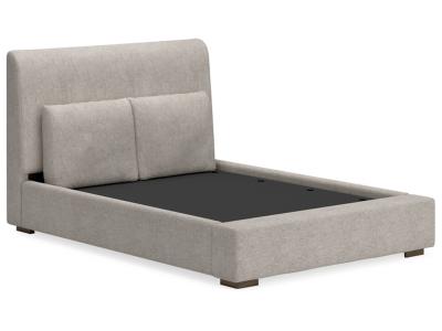 Signature Design by Ashley Cabalynn Queen Upholstered Bed, Dresser and Mirror - B974B3