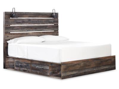 Signature Design by Ashley Drystan King Storage Bed, Dresser and Mirror - B211B83