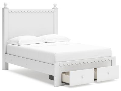 Signature Design by Ashley Mollviney Full Panel Storage Bed, Dresser and Mirror - B2540B9