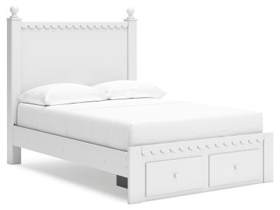 Signature Design by Ashley Mollviney Full Panel Storage Bed, Dresser and Mirror - B2540B9