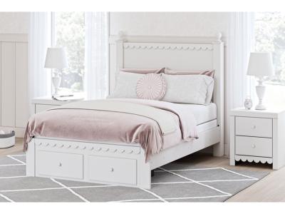 Signature Design by Ashley Mollviney Full Panel Storage Bed, Dresser and Mirror - B2540B9
