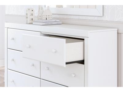 Signature Design by Ashley Mollviney Twin Panel Storage Bed, Dresser and Mirror - B2540B8