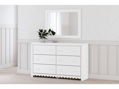 Signature Design by Ashley Mollviney Full Panel Headboard, Dresser and Mirror - B2540B11