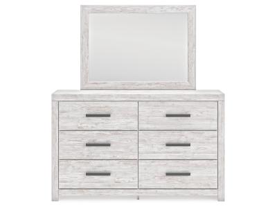 Signature Design by Ashley Cayboni Queen Panel Bed, Dresser and Mirror - B3788B5