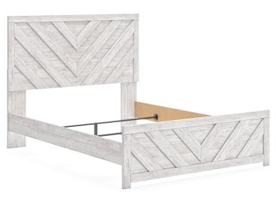 Signature Design by Ashley Cayboni Queen Panel Bed, Dresser and Mirror - B3788B5