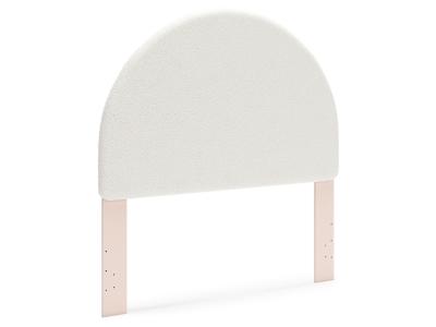 Signature Design by Ashley Wistenpine Full Upholstered Panel Headboard, Dresser and Mirror - B1323B11