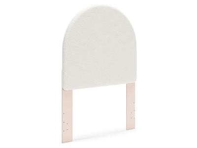 Signature Design by Ashley Wistenpine Twin Upholstered Panel Headboard, Dresser and Mirror - B1323B10