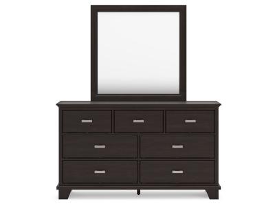 Signature Design by Ashley Covetown Queen Panel Bed, Dresser and Mirror - B441B7