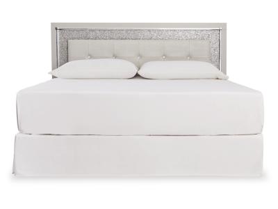 Signature Design by Ashley Zyniden King Upholstered Panel Headboard, Dresser and Mirror - B2114B10