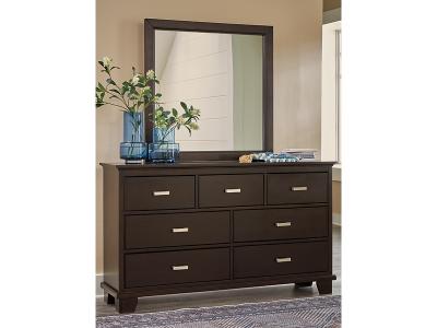 Signature Design by Ashley Covetown Queen Panel Bed, Dresser, Mirror and Nightstand - B441B12