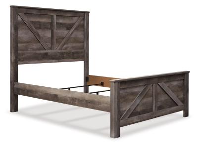 Signature Design by Ashley Wynnlow Queen Crossbuck Panel Bed, Dresser, Mirror and Chest - B440B37