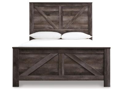 Signature Design by Ashley Wynnlow Queen Crossbuck Panel Bed, Dresser, Mirror and Chest - B440B37