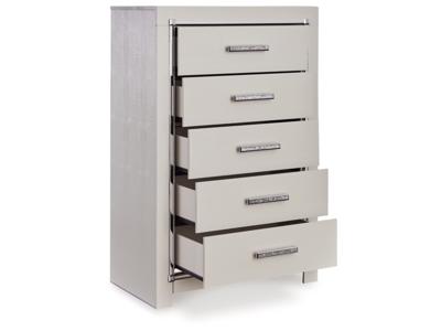 Signature Design by Ashley Zyniden Queen Panel Bed, Dresser, Mirror, Chest and Nightstand - B2114B13