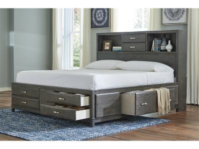 Signature Design by Ashley Caitbrook King Storage Bed, Dresser, Mirror, Chest and Nightstand - B476B33
