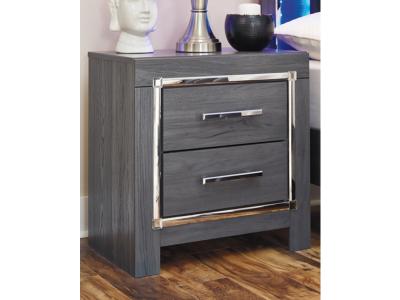 Signature Design by Ashley Lodanna Queen Storage Bed and Nightstand - B214B44