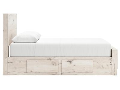 Signature Design by Ashley Lawroy Queen Panel Bed with Storage, Dresser and Mirror - B2310B7