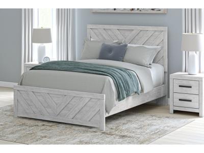 Signature Design by Ashley Cayboni Queen Panel Bed, Dresser, Mirror and Nightstand - B3788B8