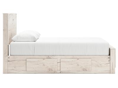 Signature Design by Ashley Lawroy Queen Panel Bed with Storage, Dresser and Mirror - B2310B29