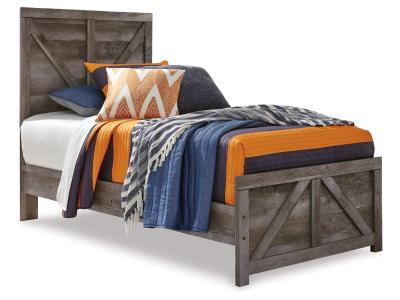 Signature Design by Ashley Wynnlow Twin Panel Bed, Dresser and Nightstand - B440B38