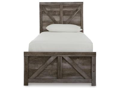 Signature Design by Ashley Wynnlow Twin Panel Bed, Dresser and Nightstand - B440B38