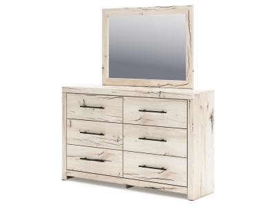 Signature Design by Ashley Lawroy King Panel Storage Bed, Dresser and Mirror - B2310B35