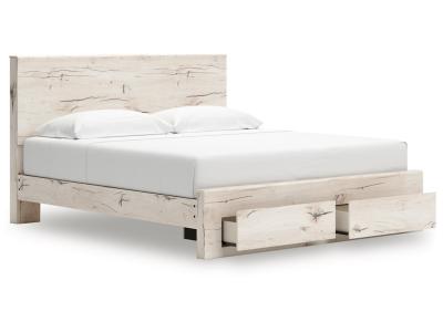 Signature Design by Ashley Lawroy King Panel Storage Bed, Dresser and Mirror - B2310B35