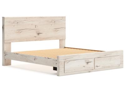 Signature Design by Ashley Lawroy King Panel Storage Bed, Dresser and Mirror - B2310B35