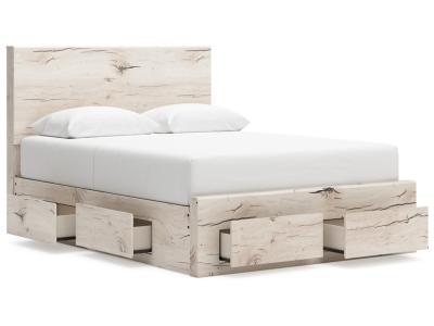 Signature Design by Ashley Lawroy Queen Panel Storage Bed, Dresser and Mirror - B2310B30