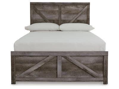 Signature Design by Ashley Wynnlow Full Crossbuck Panel Bed and 2 Chests - B440B40