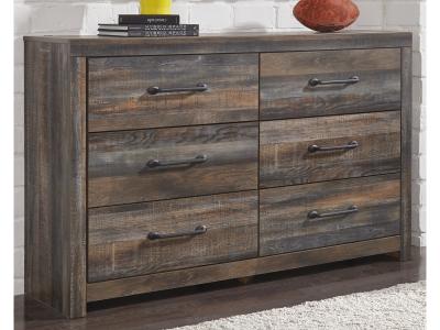 Signature Design by Ashley Drystan Queen Bookcase Bed, Dresser and 2 Nightstands - B211B87