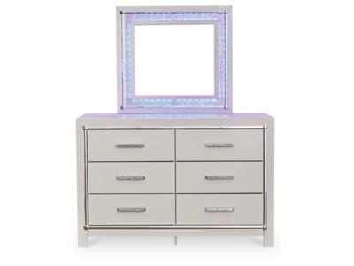 Signature Design by Ashley Zyniden Queen Panel Bed, Dresser, Mirror and 2 Nightstands - B2114B16
